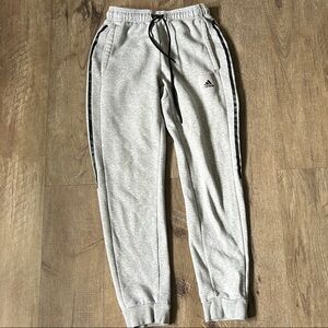 Adidas Heather Gray Track Pants